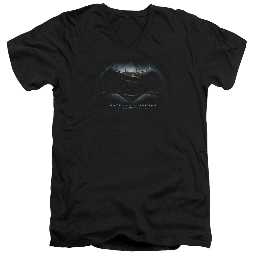 Batman v Superman Logo - Men's V-Neck T-Shirt Style003