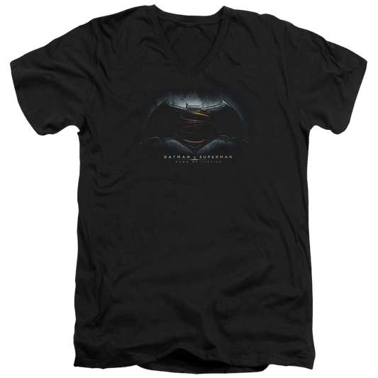 Batman v Superman Logo - Men's V-Neck T-Shirt Style003