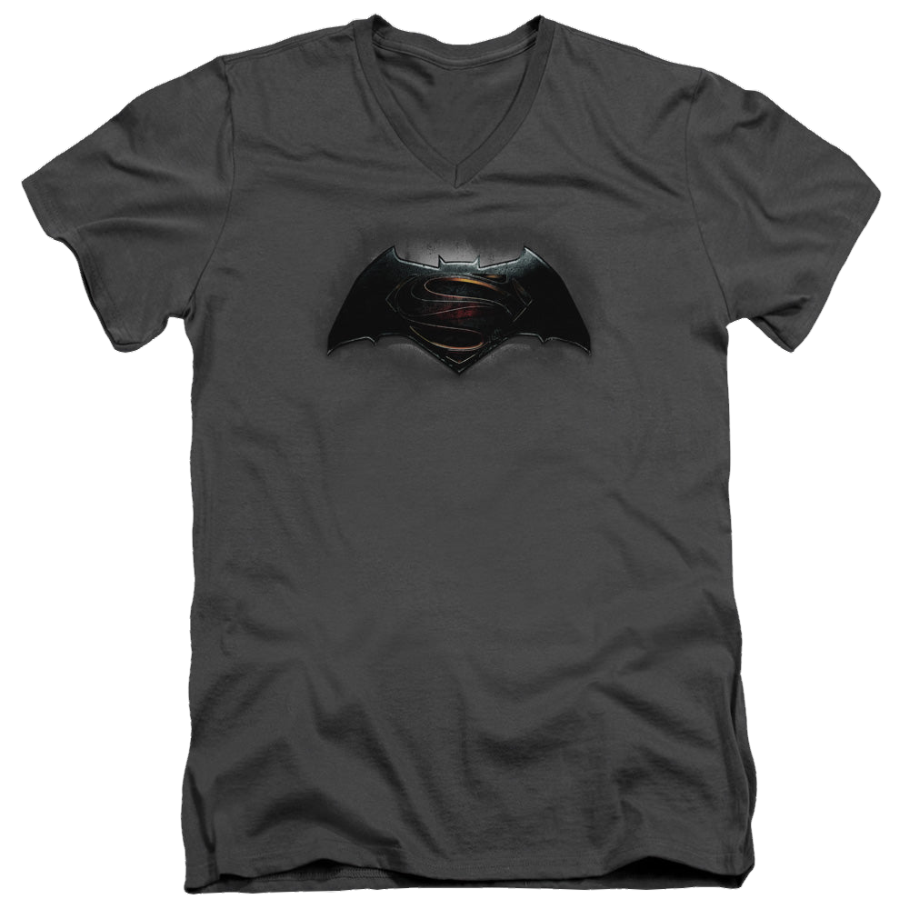 Batman v Superman Logo - Men's V-Neck T-Shirt Style002