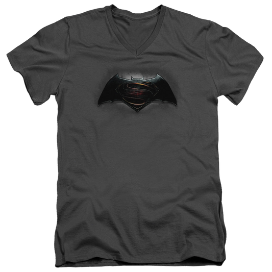 Batman v Superman Logo - Men's V-Neck T-Shirt Style002