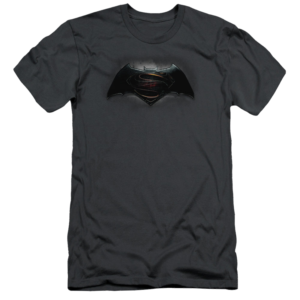 Batman v Superman Logo - Men's Slim Fit T-Shirt Style001