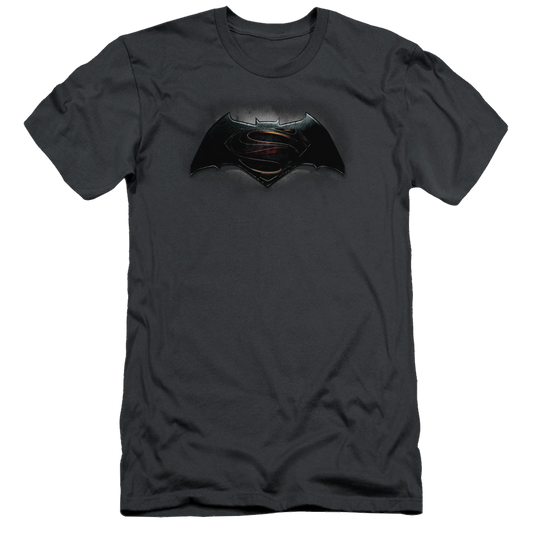 Batman v Superman Logo - Men's Slim Fit T-Shirt Style001