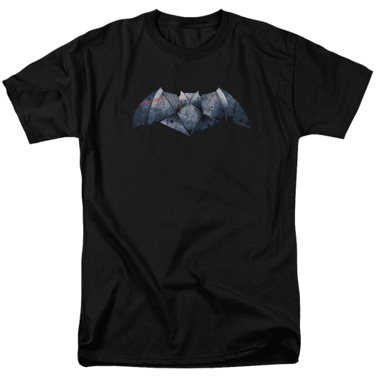 Batman v Superman Plated Bat Logo - Men's Regular Fit T-Shirt