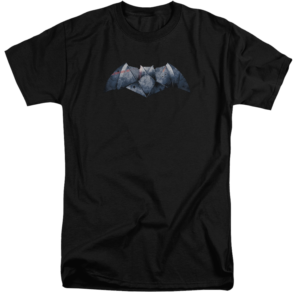 Batman v Superman Plated Bat Logo - Men's Tall Fit T-Shirt Style001