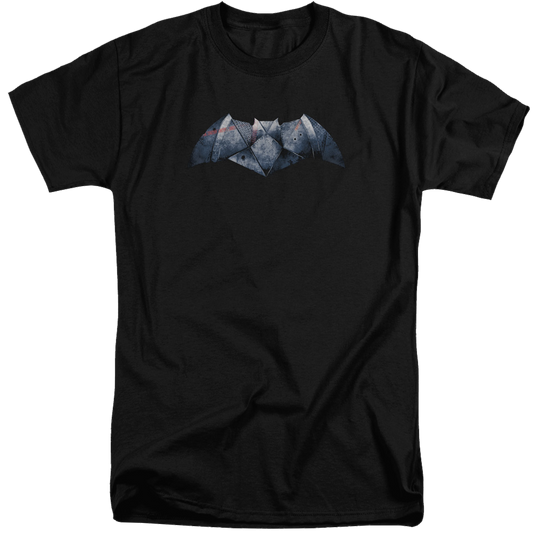 Batman v Superman Plated Bat Logo - Men's Tall Fit T-Shirt Style001