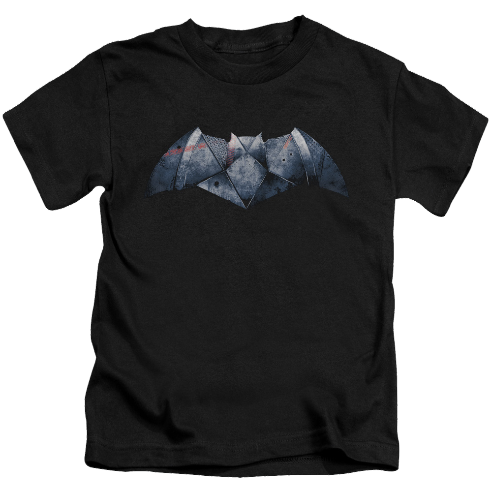 Batman v Superman Plated Bat Logo - Kid's T-Shirt Style001