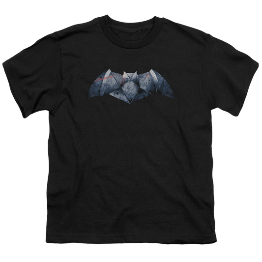 Batman v Superman Plated Bat Logo - Youth T-Shirt Style001