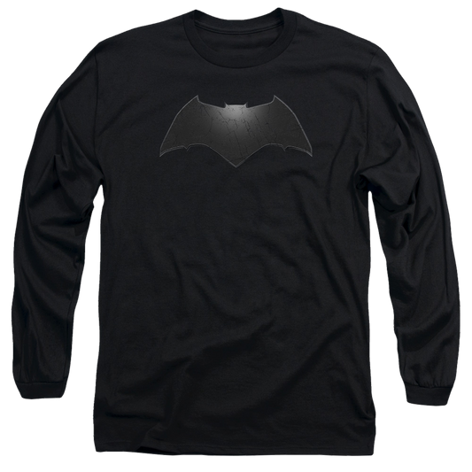 Batman v Superman Beveled Bat Logo - Men's Long Sleeve T-Shirt Style001