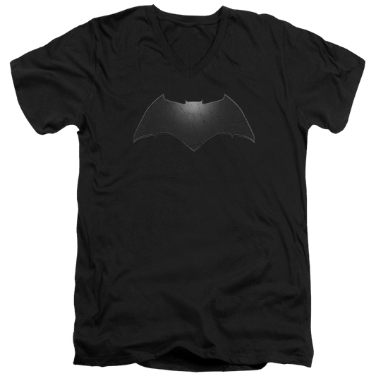 Batman v Superman Beveled Bat Logo - Men's V-Neck T-Shirt Style001