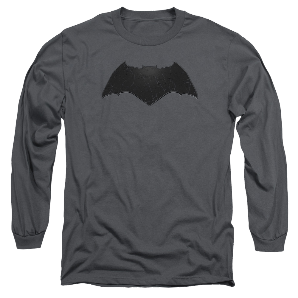 Batman v Superman Beveled Bat Logo - Men's Long Sleeve T-Shirt Style002