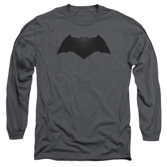 Batman v Superman Beveled Bat Logo - Men's Long Sleeve T-Shirt Style002