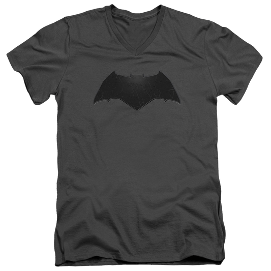 Batman v Superman Beveled Bat Logo - Men's V-Neck T-Shirt Style002