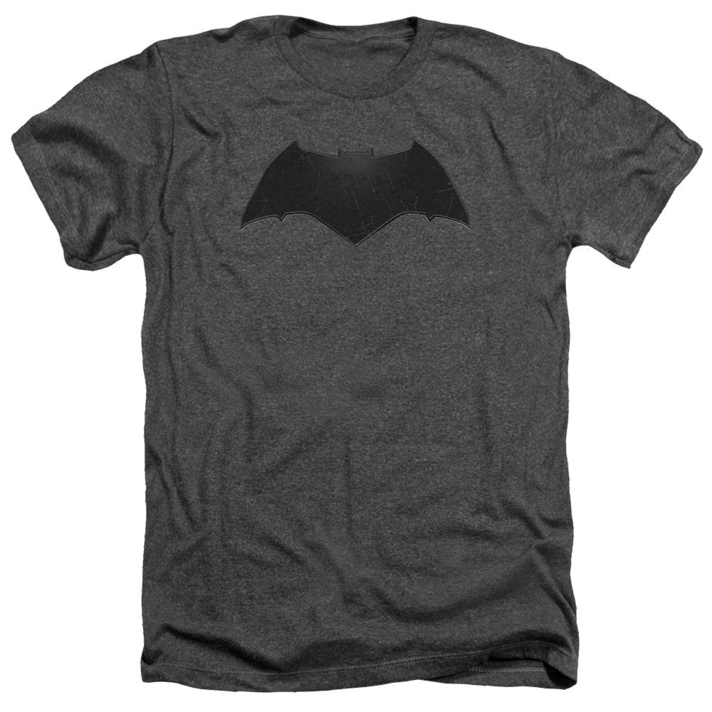 Batman v Superman Beveled Bat Logo - Men's Heather T-Shirt Style002