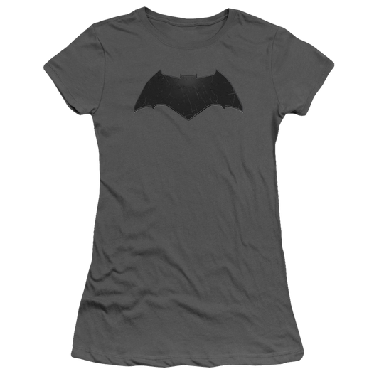 Batman v Superman Beveled Bat Logo - Juniors T-Shirt