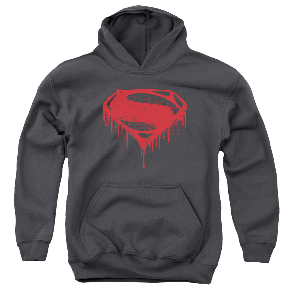 Batman v Superman Splattered - Youth Hoodie Style001