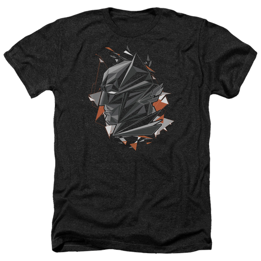 Batman v Superman Bat Head Tech - Men's Heather T-Shirt Style001