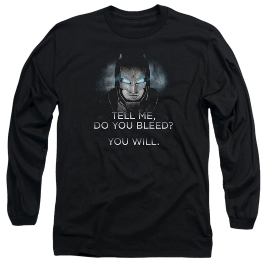 Batman v Superman Do You Bleed - Men's Long Sleeve T-Shirt