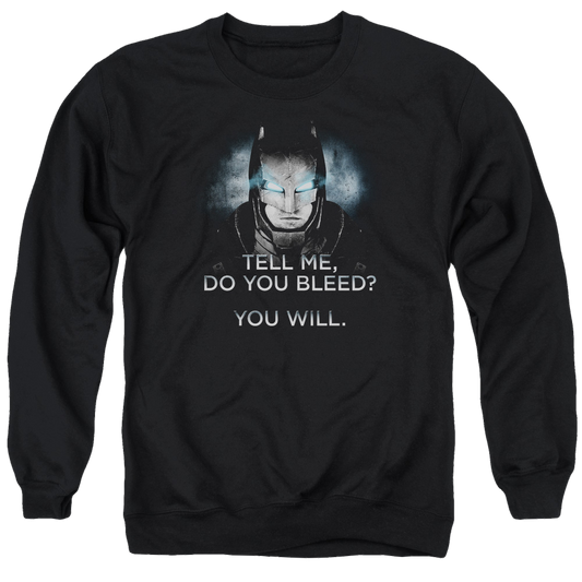 Batman v Superman Do You Bleed - Men's Crewneck Sweatshirt Style001