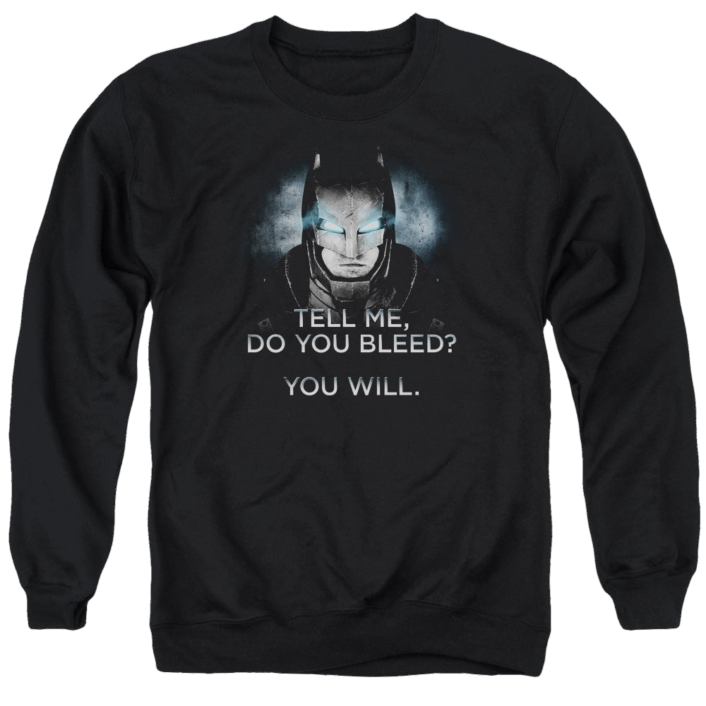 Batman v Superman Do You Bleed - Men's Crewneck Sweatshirt