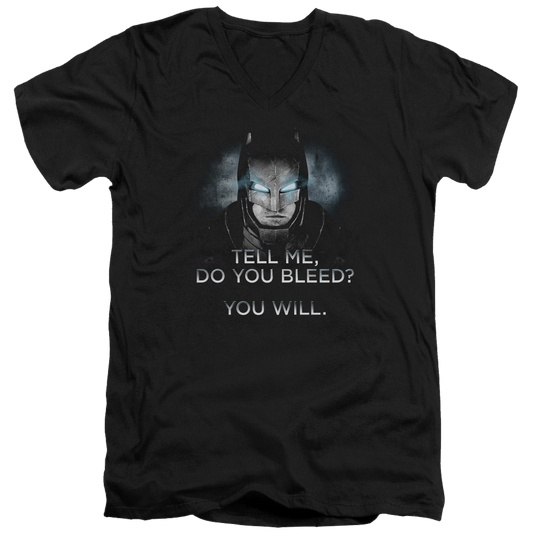 Batman v Superman Do You Bleed - Men's V-Neck T-Shirt Style001