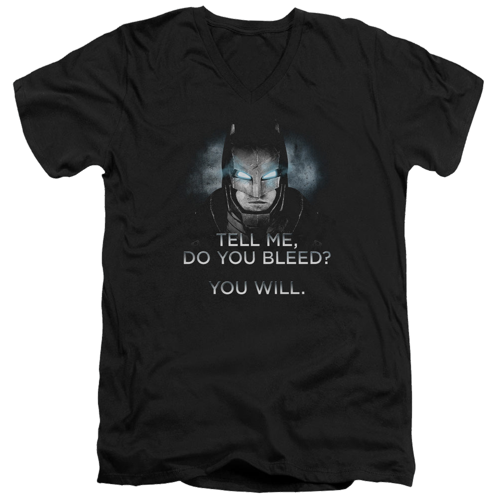 Batman v Superman Do You Bleed - Men's V-Neck T-Shirt