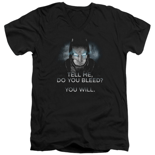 Batman v Superman Do You Bleed - Men's V-Neck T-Shirt