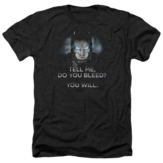 Batman v Superman Do You Bleed - Men's Heather T-Shirt Style001