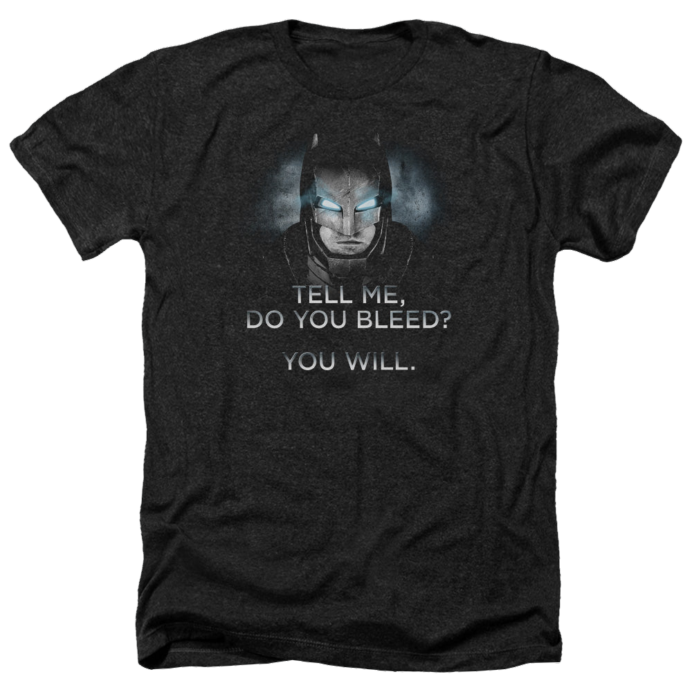 Batman v Superman Do You Bleed - Men's Heather T-Shirt
