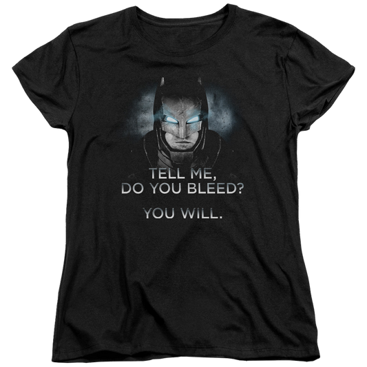 Batman v Superman Do You Bleed - Women's T-Shirt Style001