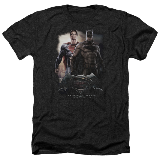Batman v Superman Dawn - Men's Heather T-Shirt