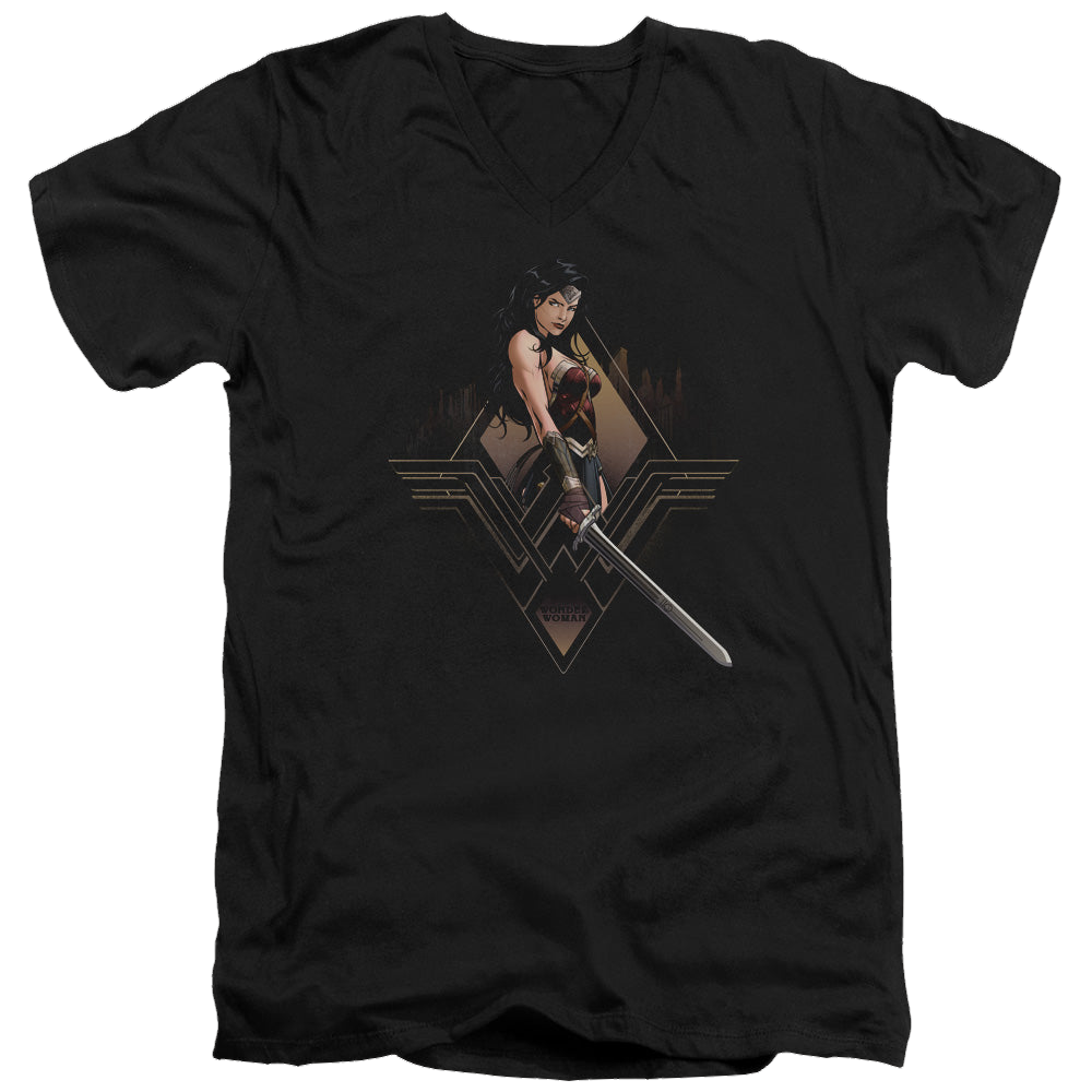 Batman v Superman City Girl - Men's V-Neck T-Shirt