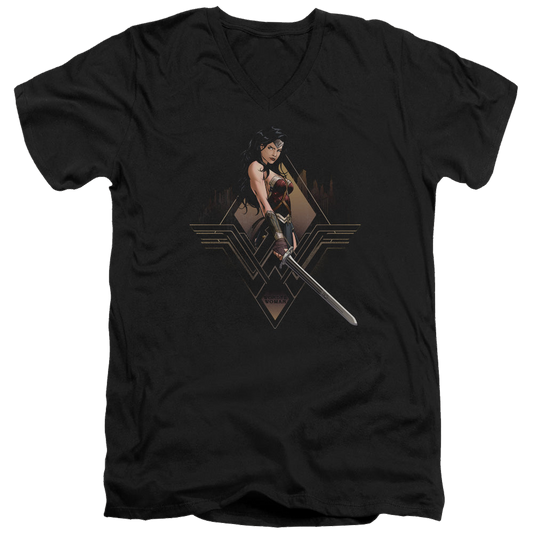 Batman v Superman City Girl - Men's V-Neck T-Shirt