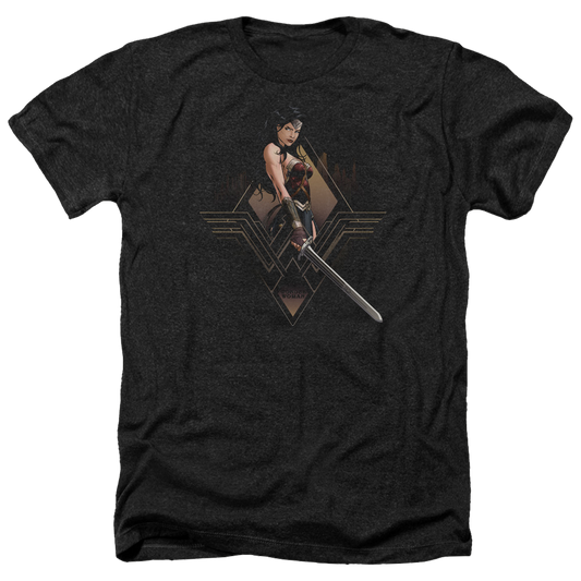 Batman v Superman City Girl - Men's Heather T-Shirt Style001
