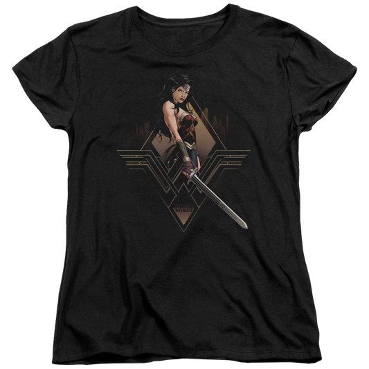 Batman v Superman City Girl - Women's T-Shirt Style001