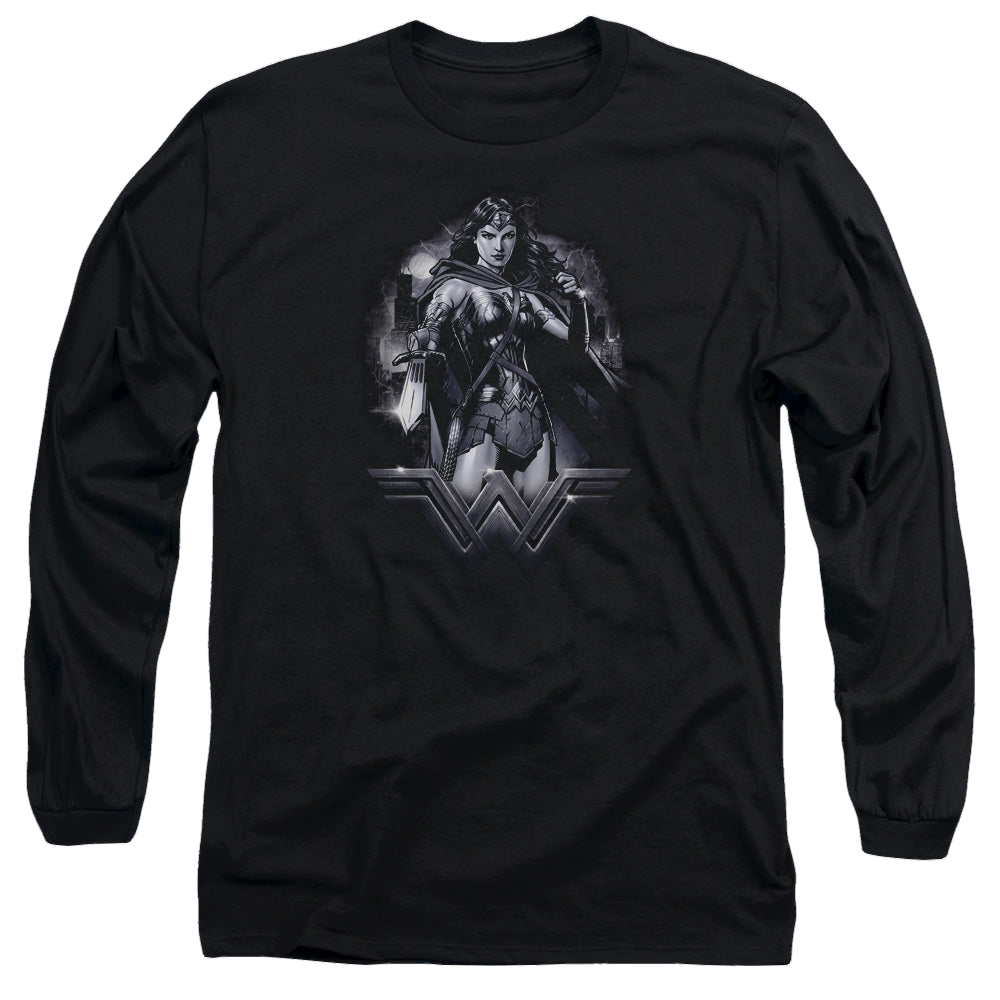 Batman v Superman Rainy Night - Men's Long Sleeve T-Shirt