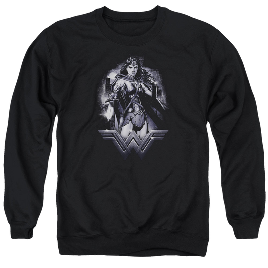 Batman v Superman Rainy Night - Men's Crewneck Sweatshirt Style001