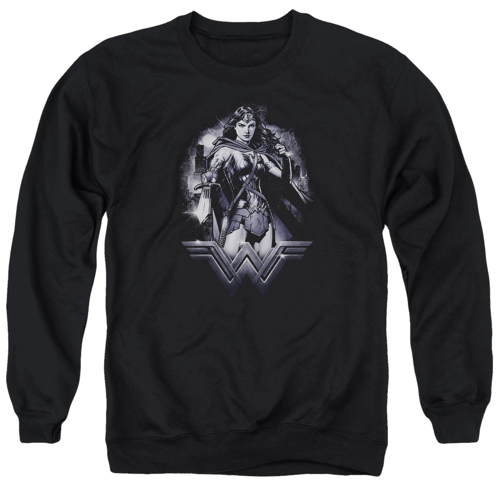 Batman v Superman Rainy Night - Men's Crewneck Sweatshirt
