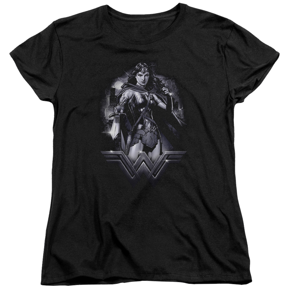 Batman v Superman Rainy Night - Women's T-Shirt