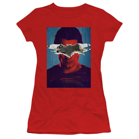 Batman v Superman Superman Poster - Juniors T-Shirt