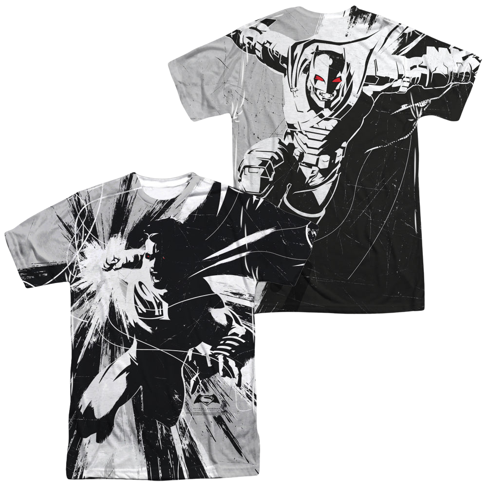 Batman v Superman Graphic Contrast (Front/Back Print) - Men's All-Over Print T-Shirt