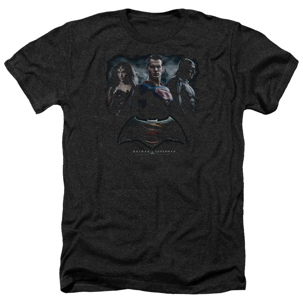Batman v Superman Batman V Superman The Crew - Men's Heather T-Shirt Style001