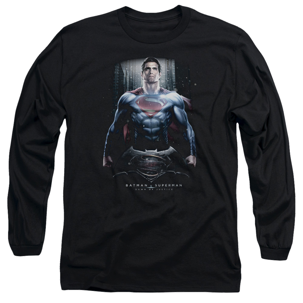 Batman v Superman Supe Ground Zero - Men's Long Sleeve T-Shirt Style001
