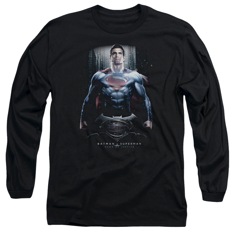 Batman v Superman Supe Ground Zero - Men's Long Sleeve T-Shirt
