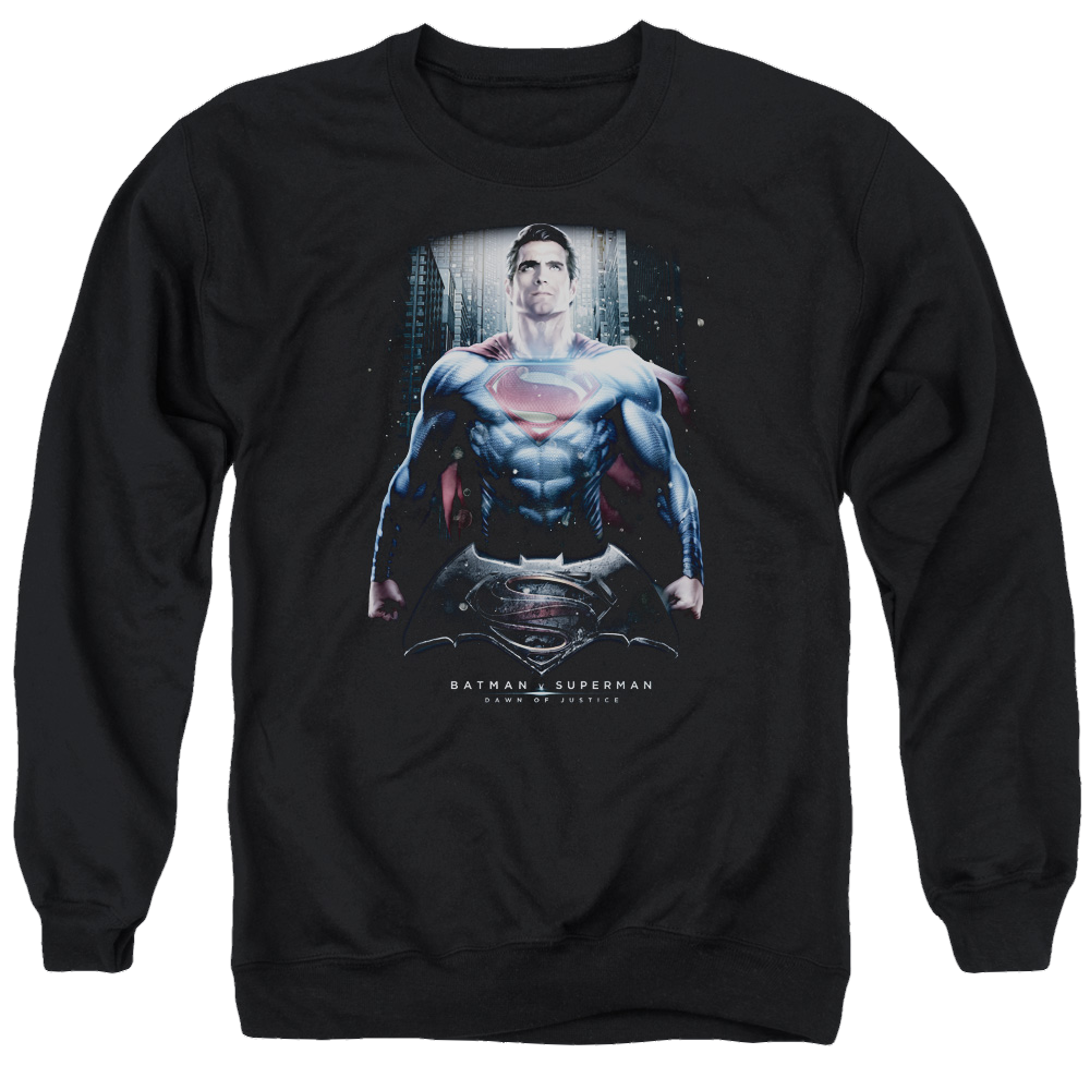Batman v Superman Supe Ground Zero - Men's Crewneck Sweatshirt Style001