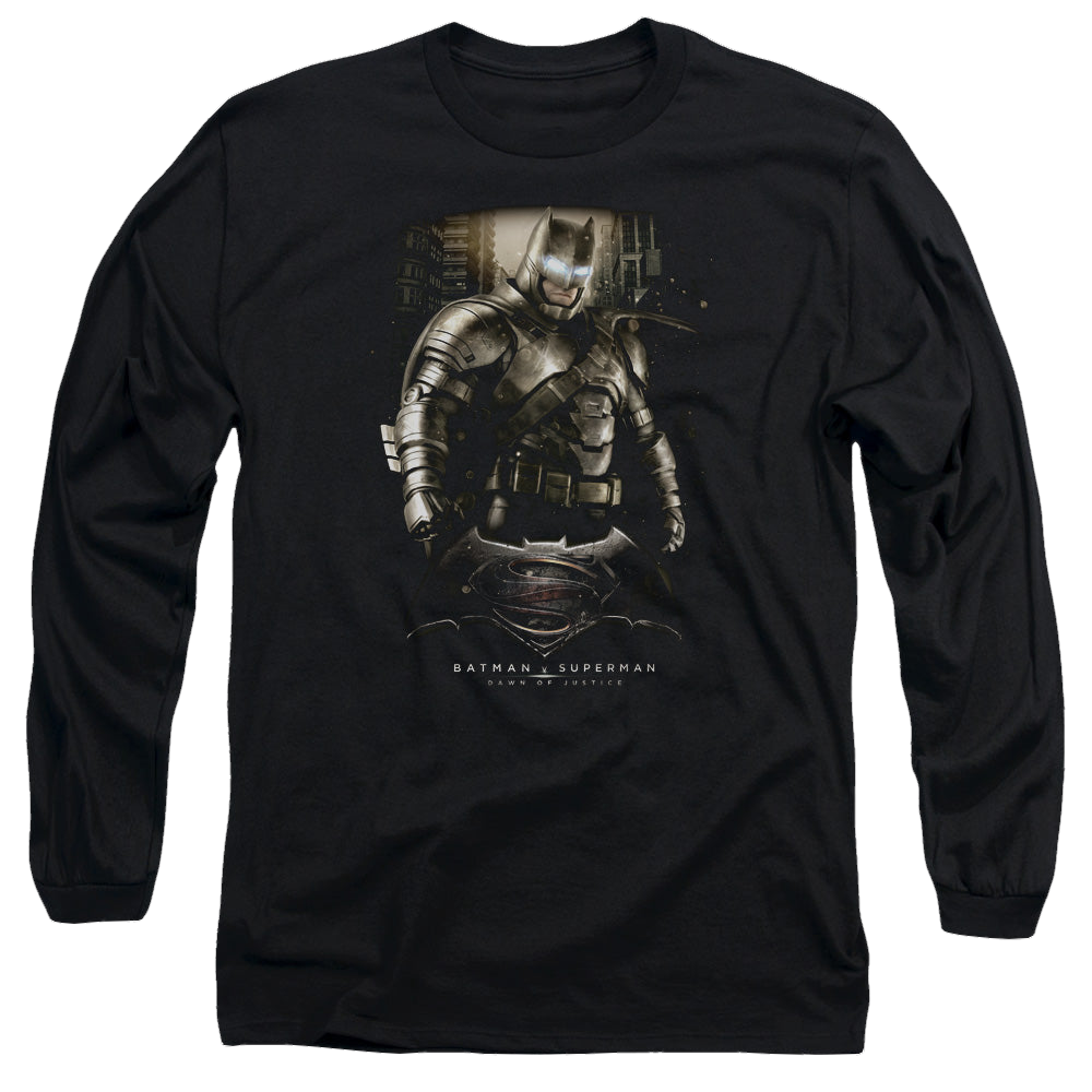 Batman v Superman Bats Ground Zero - Men's Long Sleeve T-Shirt