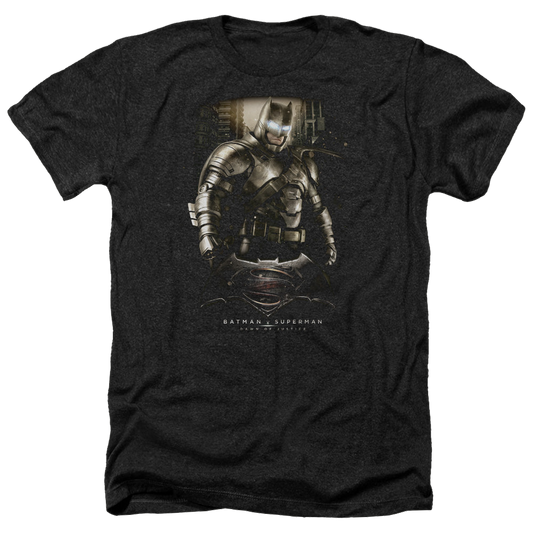 Batman v Superman Bats Ground Zero - Men's Heather T-Shirt Style001