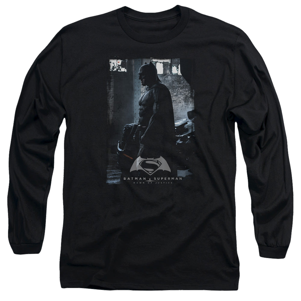 Batman v Superman Bat Poster - Men's Long Sleeve T-Shirt