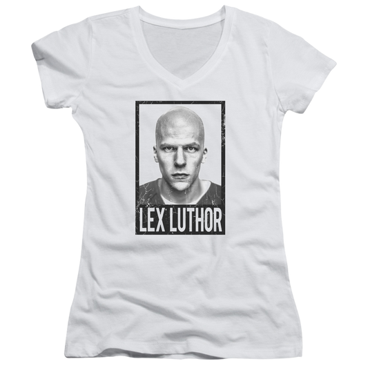 Batman v Superman Luthor - Juniors V-Neck T-Shirt Style001