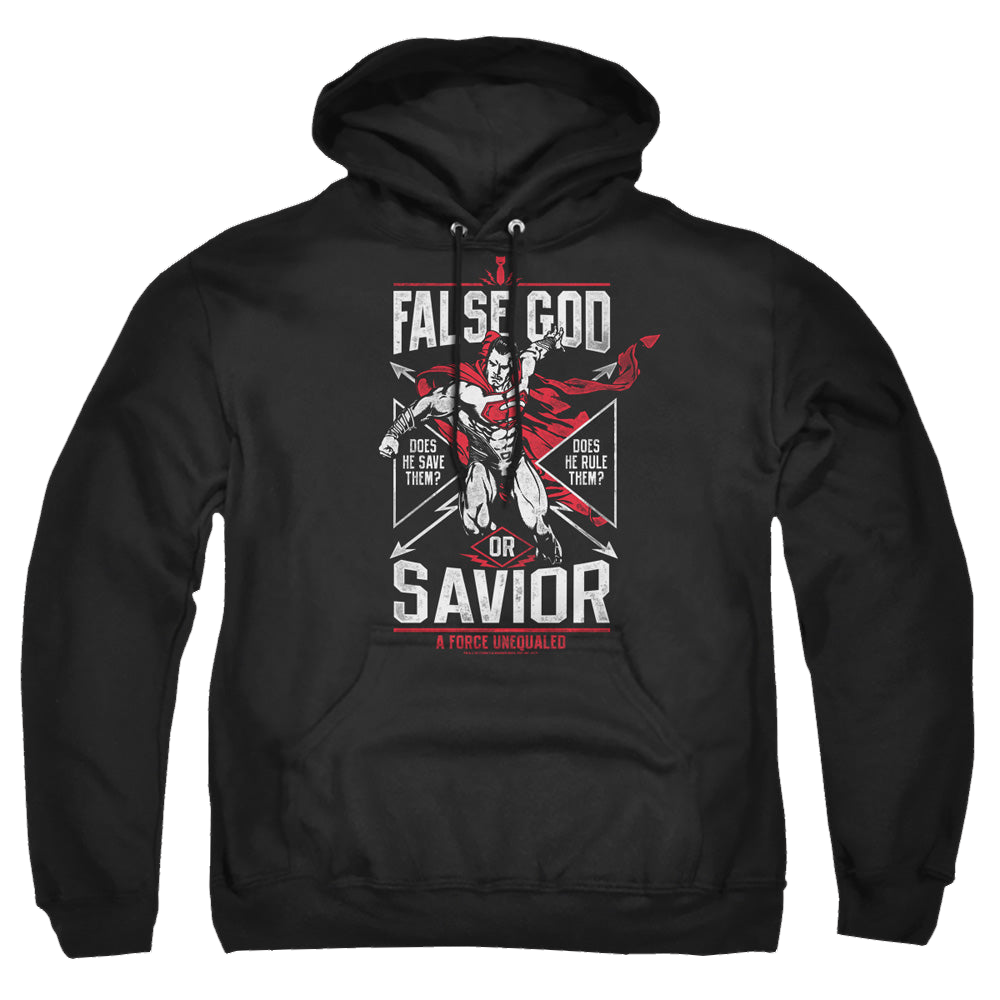 Batman v Superman False God Or Savior - Pullover Hoodie