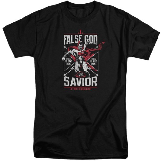 Batman v Superman False God Or Savior - Men's Tall Fit T-Shirt